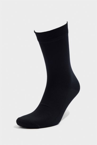 Erkek Dikişsiz 5'li Bambu Uzun Çorap