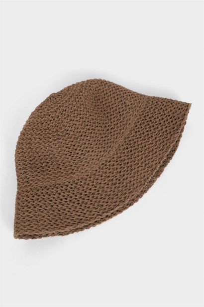 Kadın Triko Bucket Şapka