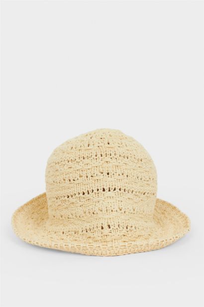 Kadın Triko Bucket Şapka