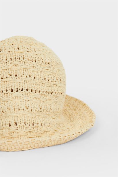 Kadın Triko Bucket Şapka