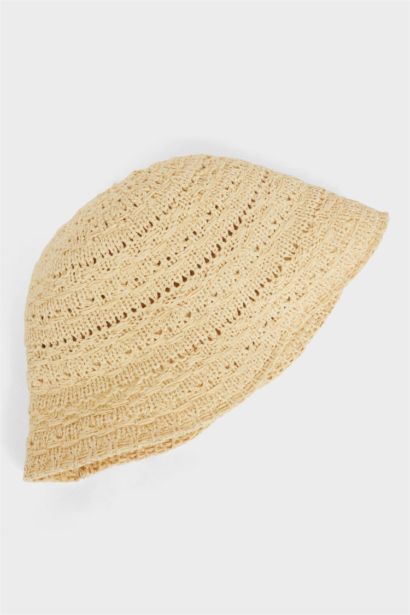 Kadın Triko Bucket Şapka