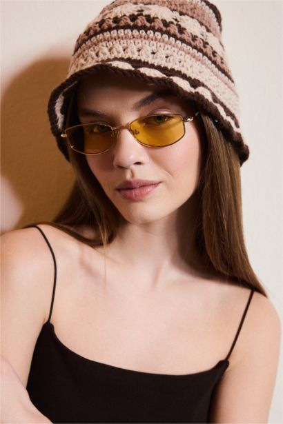 Kadın Örme Bucket Şapka