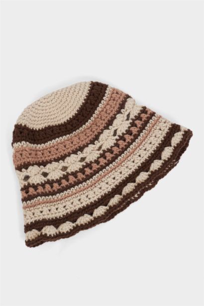 Kadın Örme Bucket Şapka