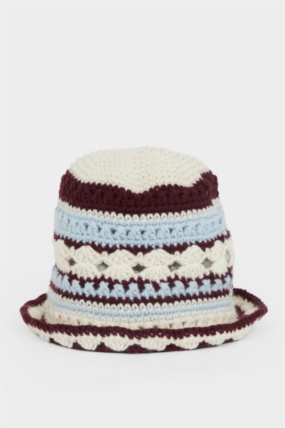 Kadın Örme Bucket Şapka