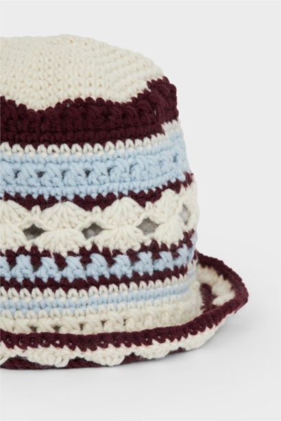 Kadın Örme Bucket Şapka