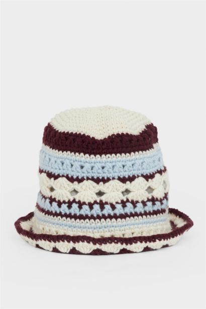 Kadın Örme Bucket Şapka