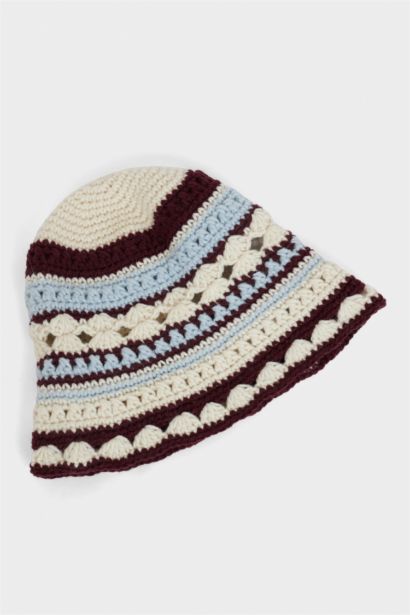 Kadın Örme Bucket Şapka