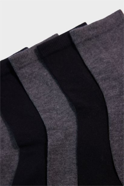 Erkek Çocuk Dikişsiz 5'li Modal Havlu Çorap