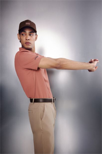 Standard Fit Short Sleeve Polo T-Shirt