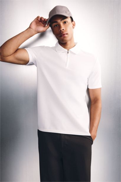 Standard Fit Short Sleeved Polo T-Shirt
