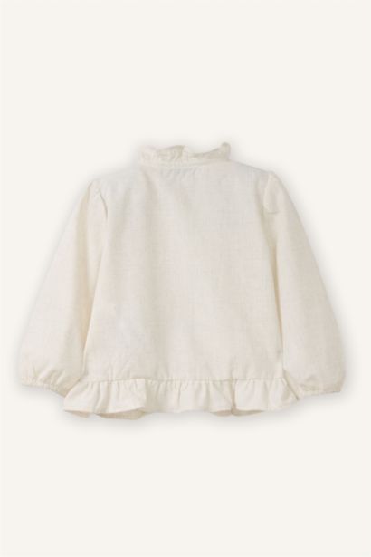 Baby Girl Crew Neck Long Sleeve Shirt