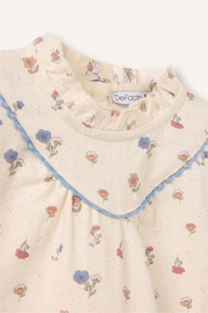 Baby Girl Patterned Twill Shirt