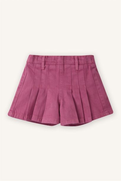 Baby Girl Regular Fit Gabardine Shorts