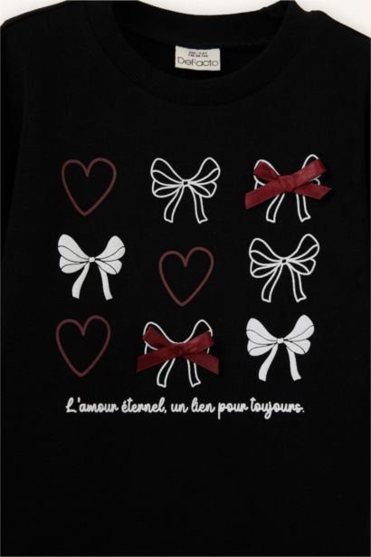 Oversize Fit Crew Neck Sweatshirt