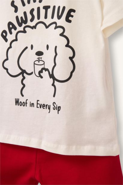 Hayvan Desenli 2'li Takım Erkek Bebek