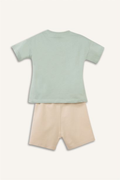 Baskılı 2'li Erkek Bebek Takım