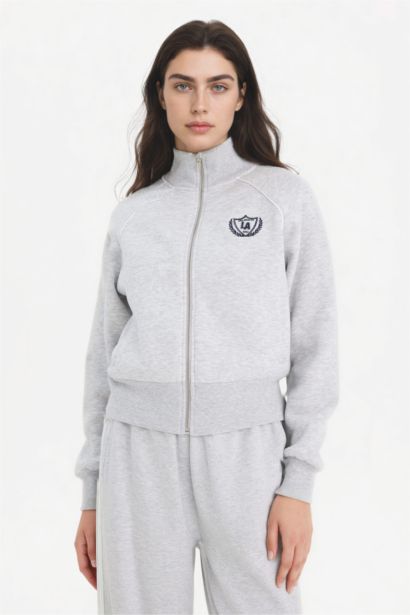 Sweat-shirt zippé imprimé Coupe ample