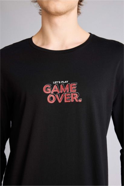 طقم قصة عادية كم طويل - قطعتين