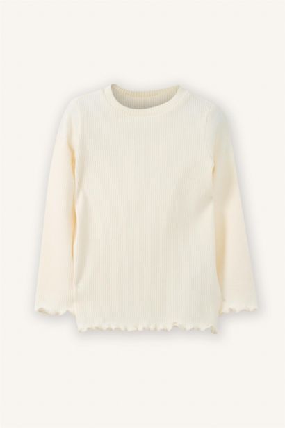 فستان بناتي مطرز تيشيرت وفستان - قطعتين