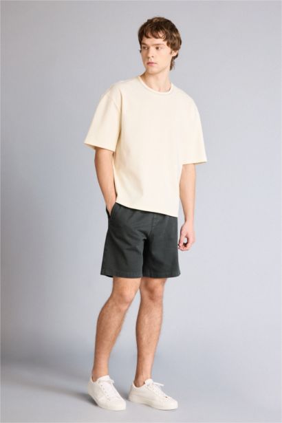 Шорты-бермуды из 100% хлопка