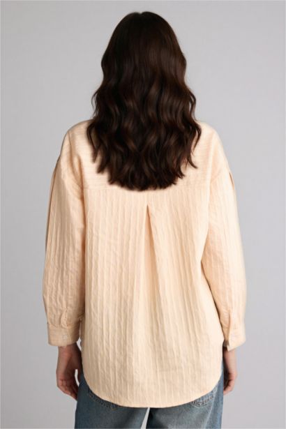 Regular Fit Woven Long Sleeve Tunic