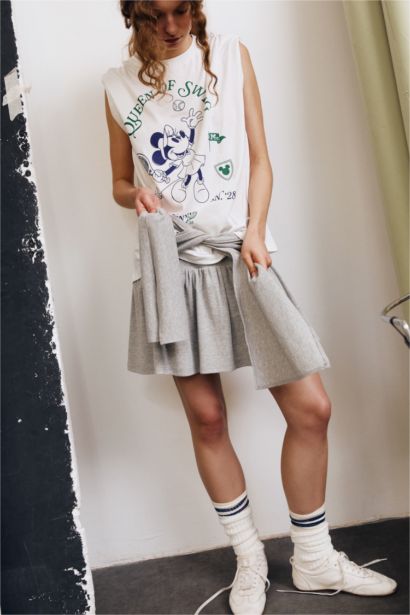 A Kesim Normal Bel Mini Etek