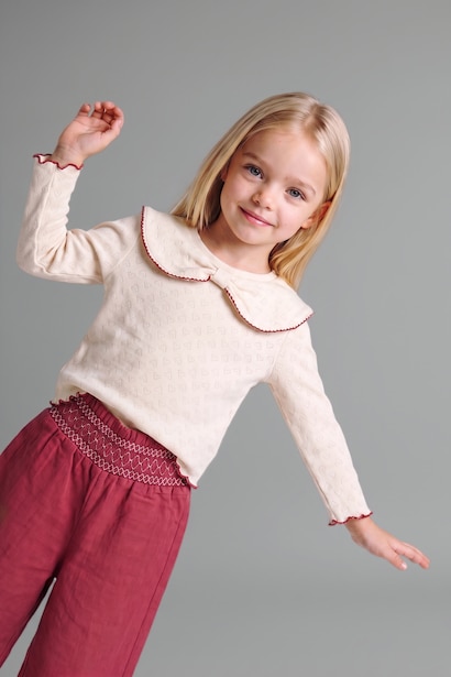 Baby Girl Linen Look 2 Piece Set