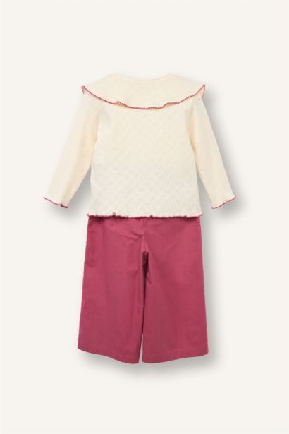 Baby Girl Linen Look 2 Piece Set