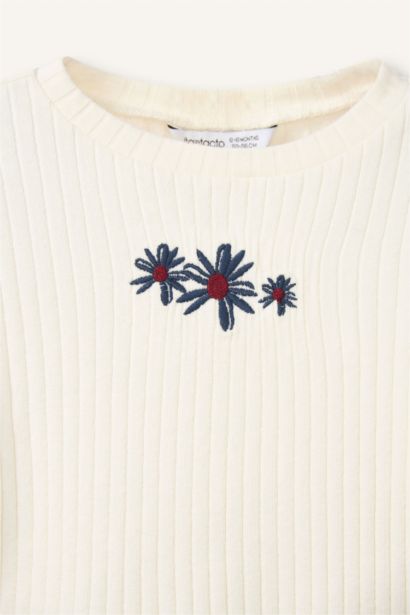 Baby Girl Floral Ribbed Camisole 2 Piece Set