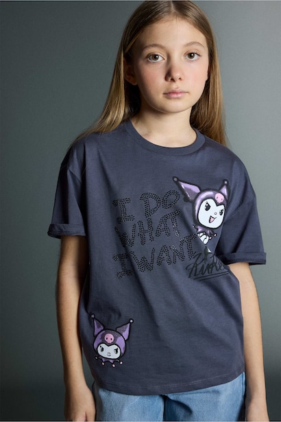 Girl Kuromi Oversize T-Shirt
