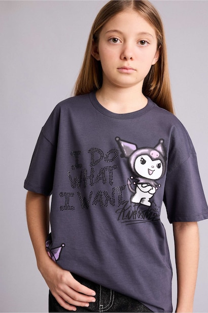 Girl Kuromi Oversize T-Shirt