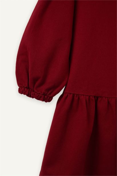 فستان بيبي بناتي جبردين قصة عادية ردن طويل