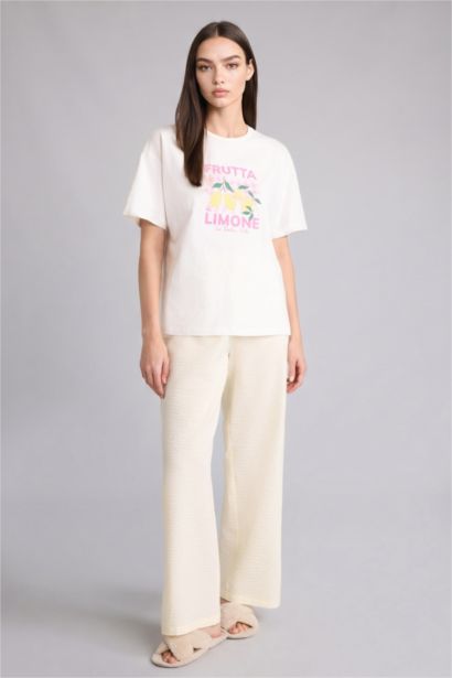 Regular Fit ұзын тоқылған асты