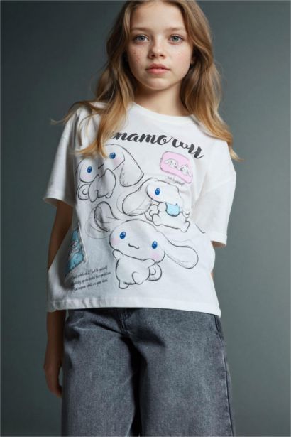 Cınnamoroll Relax Fıt Tişört Kız Çocuk