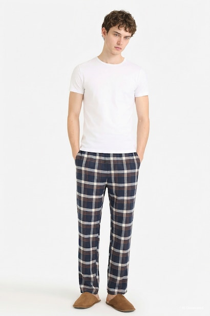 Regular Fit Long Flannel Pajama Pants