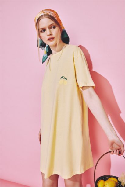 %100 Pamuk Regular Fit Elbise