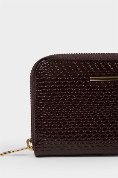 Kadın Gofre Dokulu Cüzdan