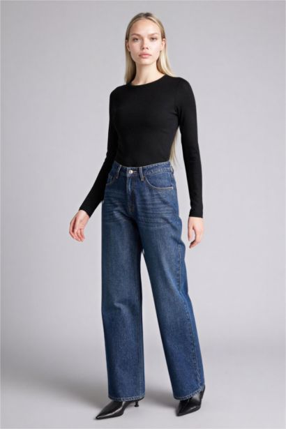 Slim Fit Basic Modal Long Sleeve T-Shirt