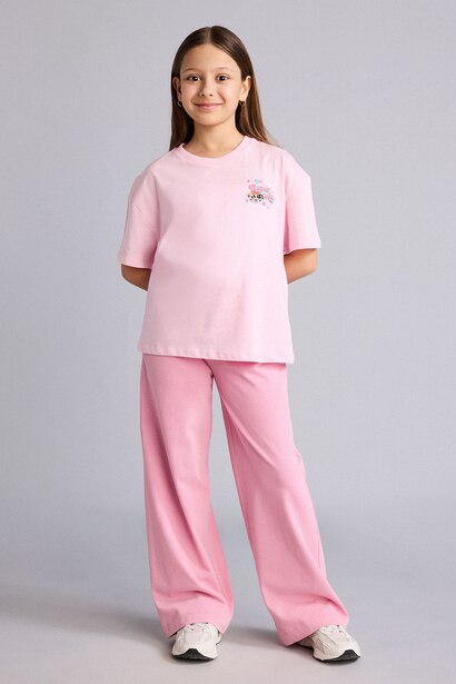 Girl PowerPuff Girl 100% Cotton Crew Neck Oversize T-Shirt