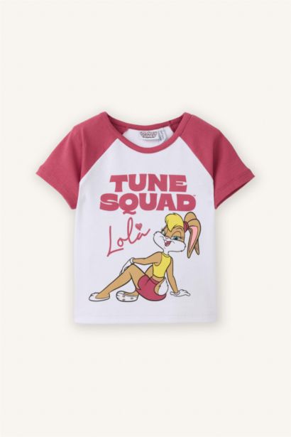 Looney Tunes Cropped Fıt Ribana Tişört Kız Çocuk