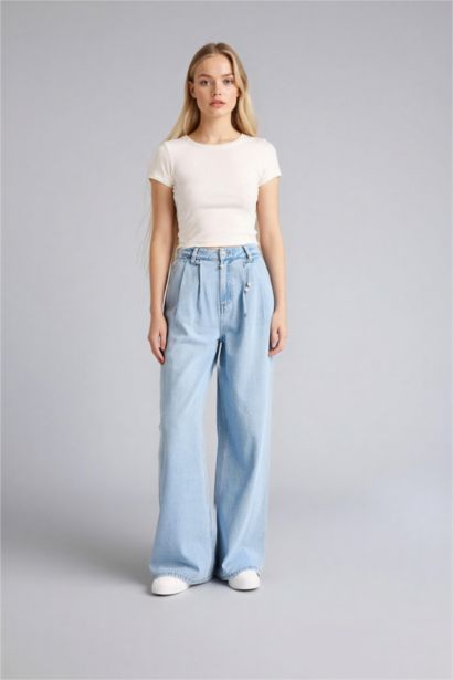 Брюки Wide Leg c высокой талией для женщин