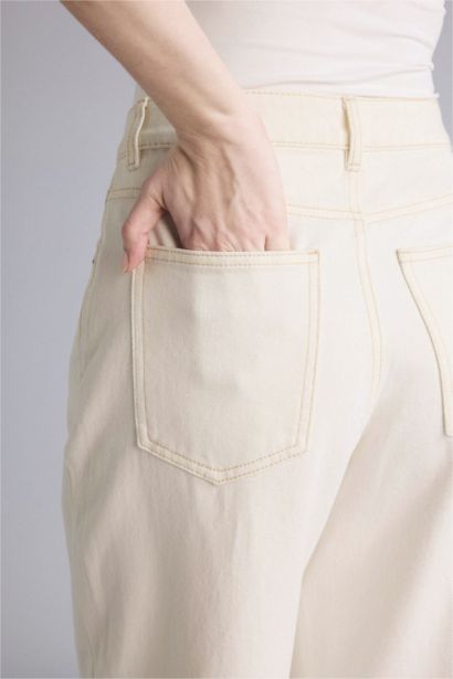 Брюки свободного кроя c высокой талией для женщин