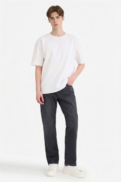 Straight Fit Trousers