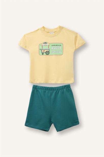 2'Li Baskılı Takım Erkek Bebek