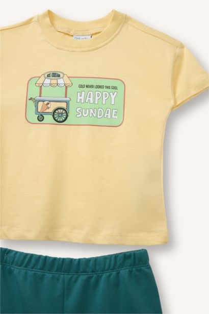 2'Li Baskılı Takım Erkek Bebek