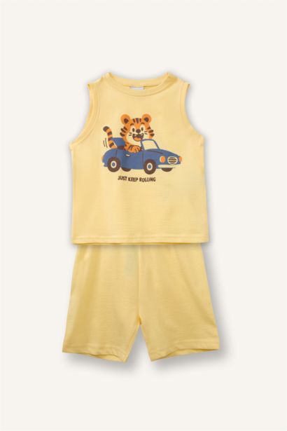 Baby Boy 2 piece Regular Fit Animal Set