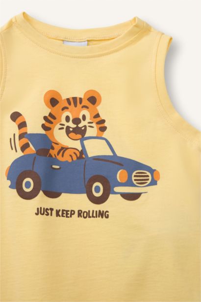 Baby Boy 2 piece Regular Fit Animal Set