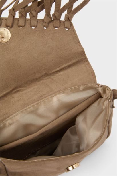 Süet Çapraz Çanta Kız Çocuk