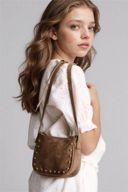 Süet El Çantası Kız Çocuk