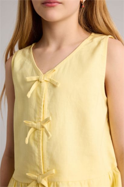 Блузка с коротким рукавом для девочек